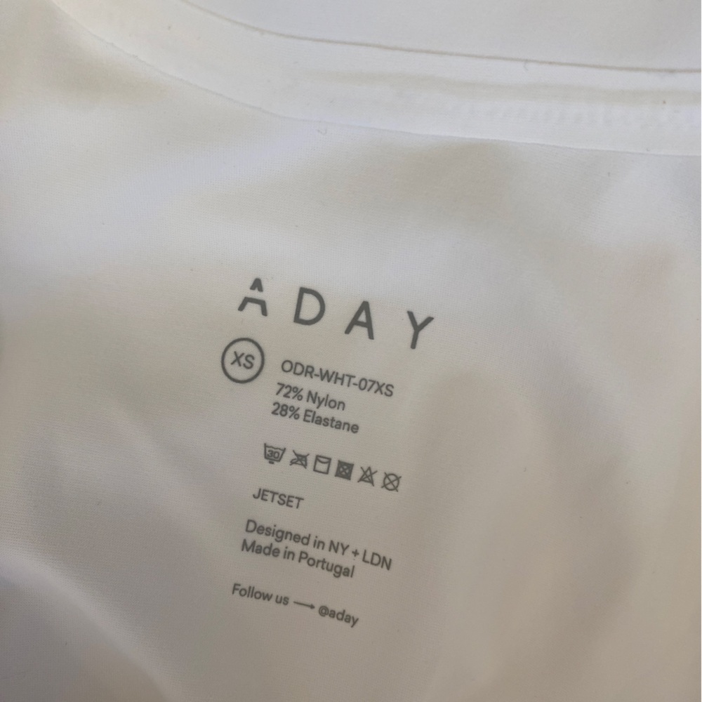 ADAY‎ || Something Borrowed Jetset Dress Stretch White XS - Picture 7 of 9